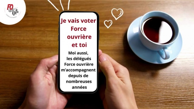 Je vais voter Force Ouvrière et toi ?
